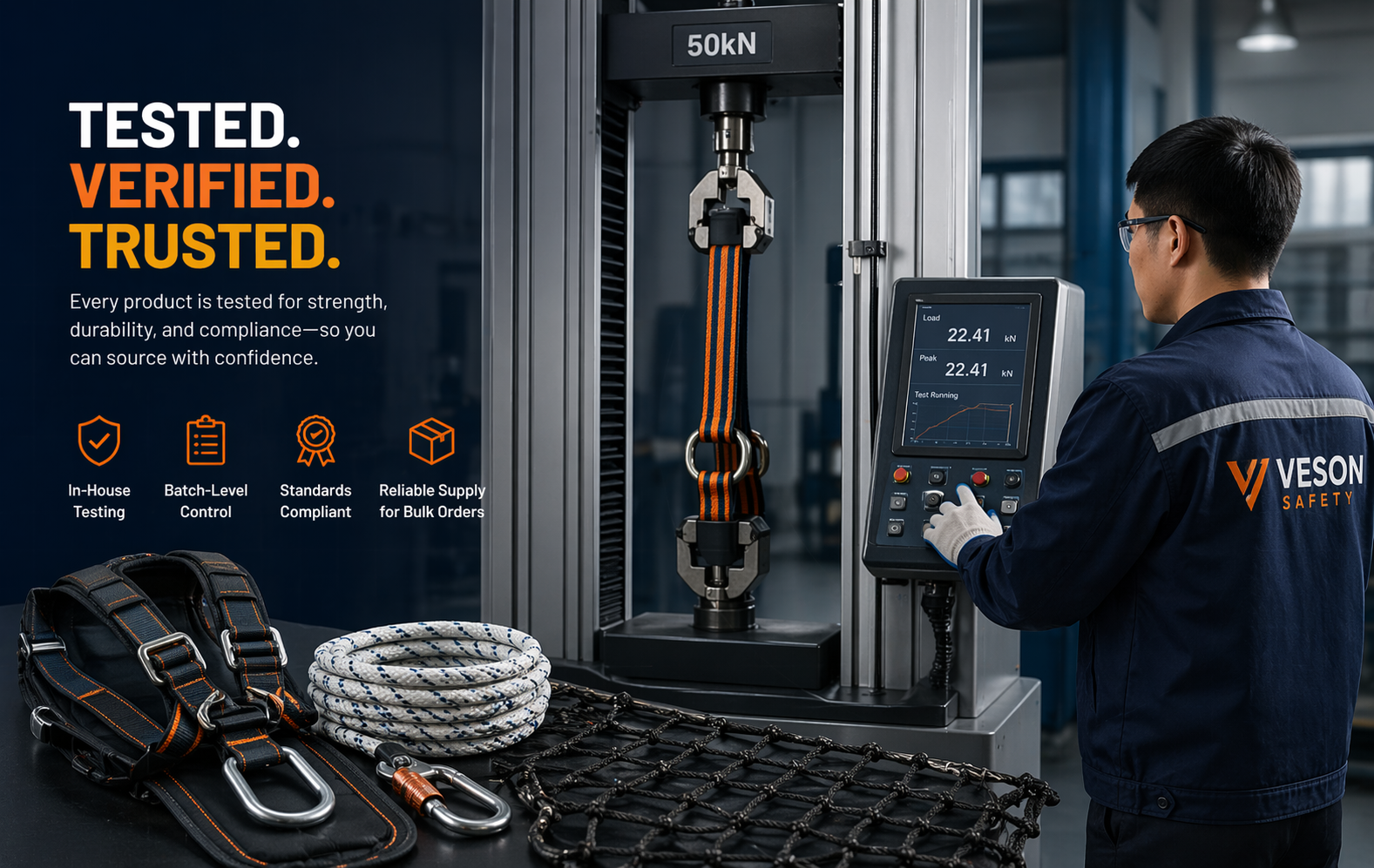 Validator 2 Rope VesonSafety | Industrial Safety Harness & Rope Manufacturer ...
